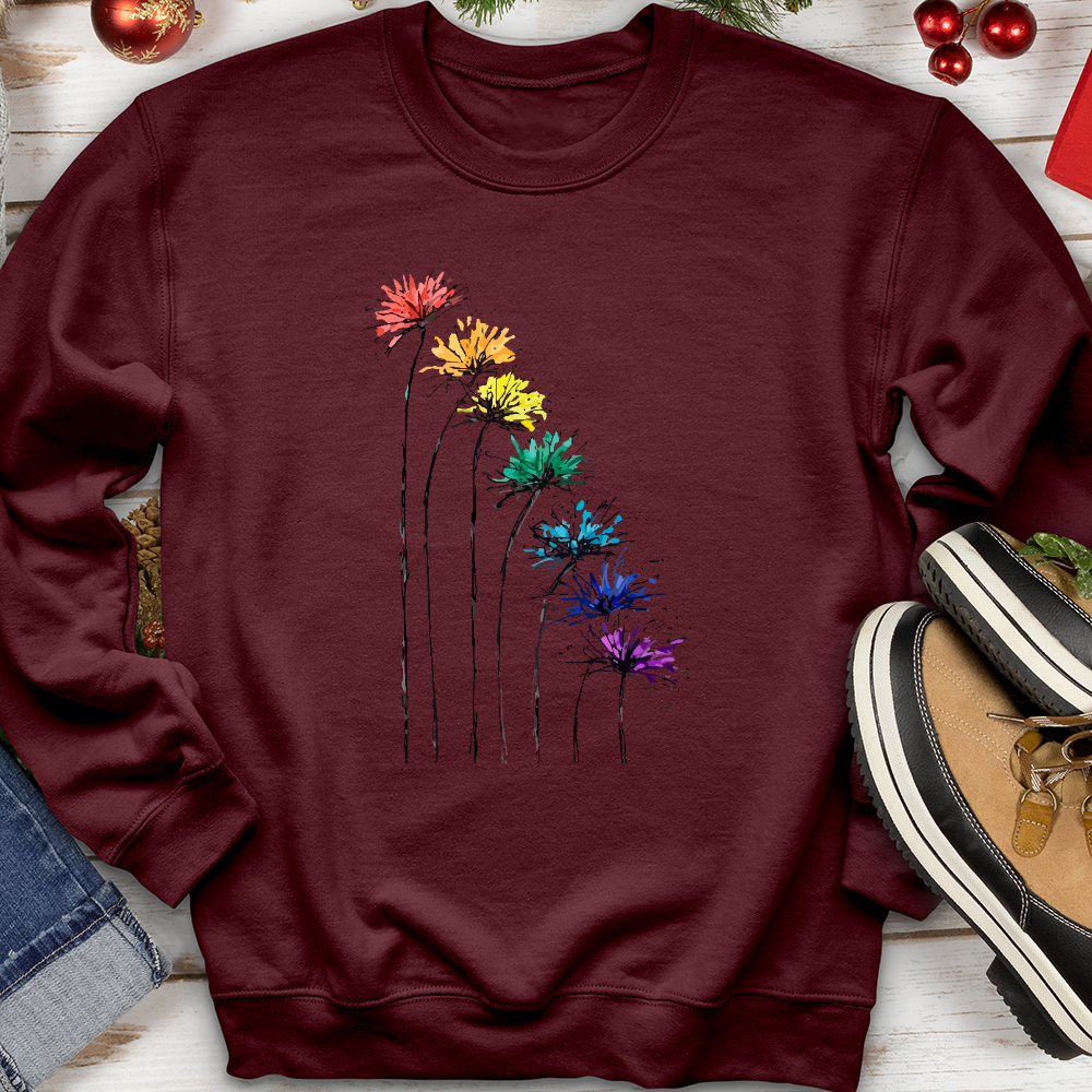 Rainbow Dandelion Sweater