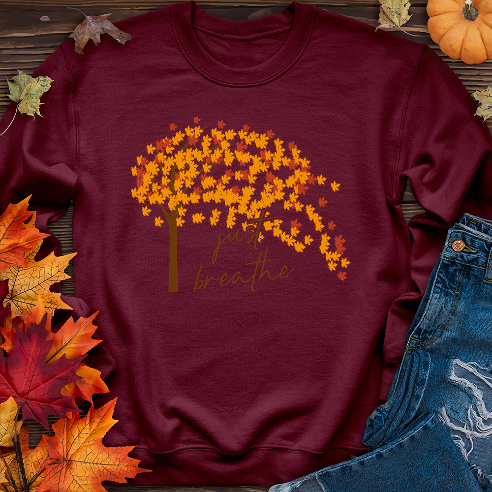 Just Breathe Fall Leaf Sweater