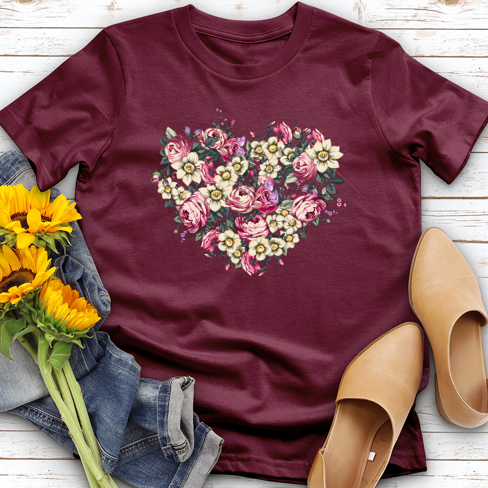 Floral Heart Tee