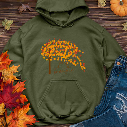 Just Breathe Fall Leaf Hoodie