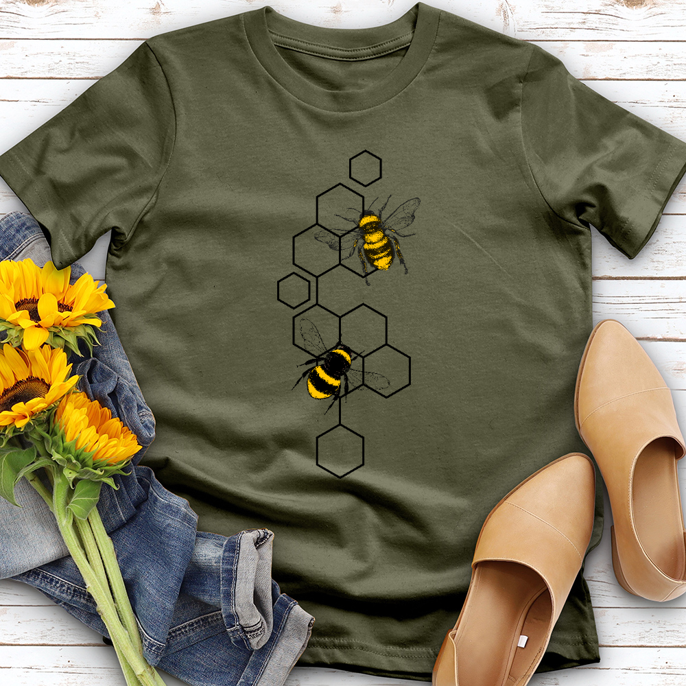 Honeycomb Hive Tee