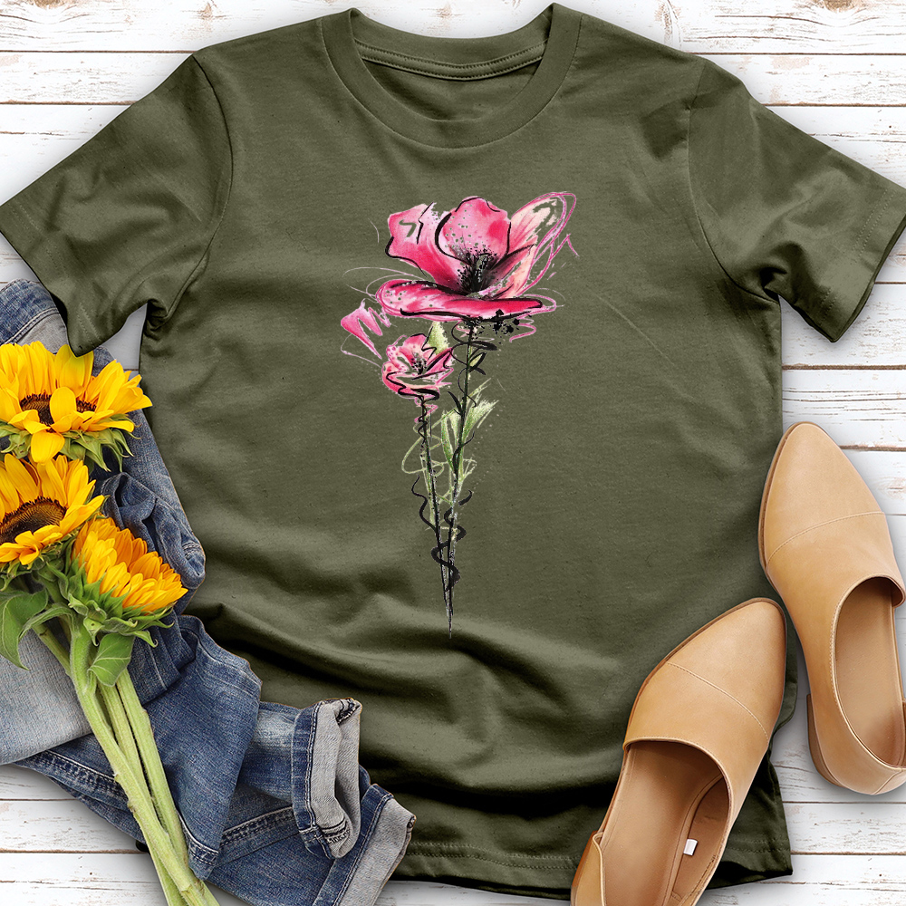 Painted Flower Tee