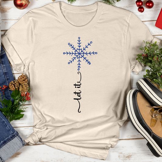 Let It Snow Mosaic Softstyle Tee