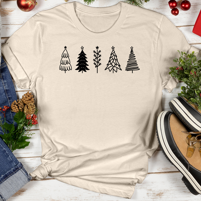 Festive Trees Softstyle Tee