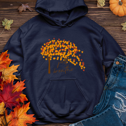 Just Breathe Fall Leaf Hoodie