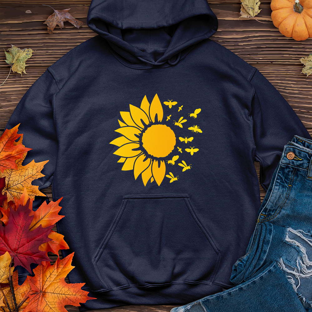 Bee Sunflower Hoodie