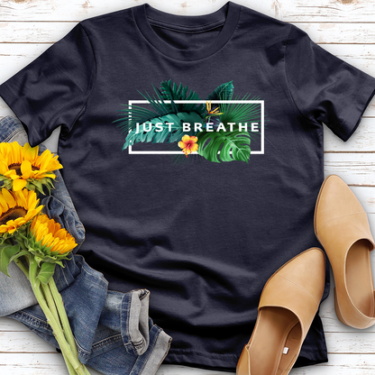 Just Breathe Tropical Tee