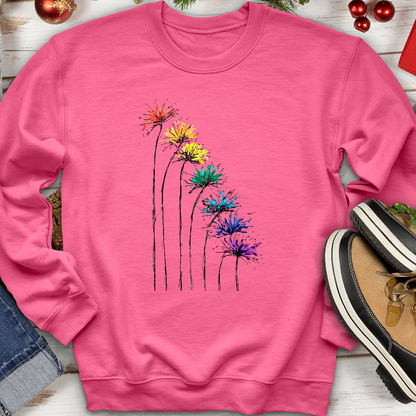 Rainbow Dandelion Sweater