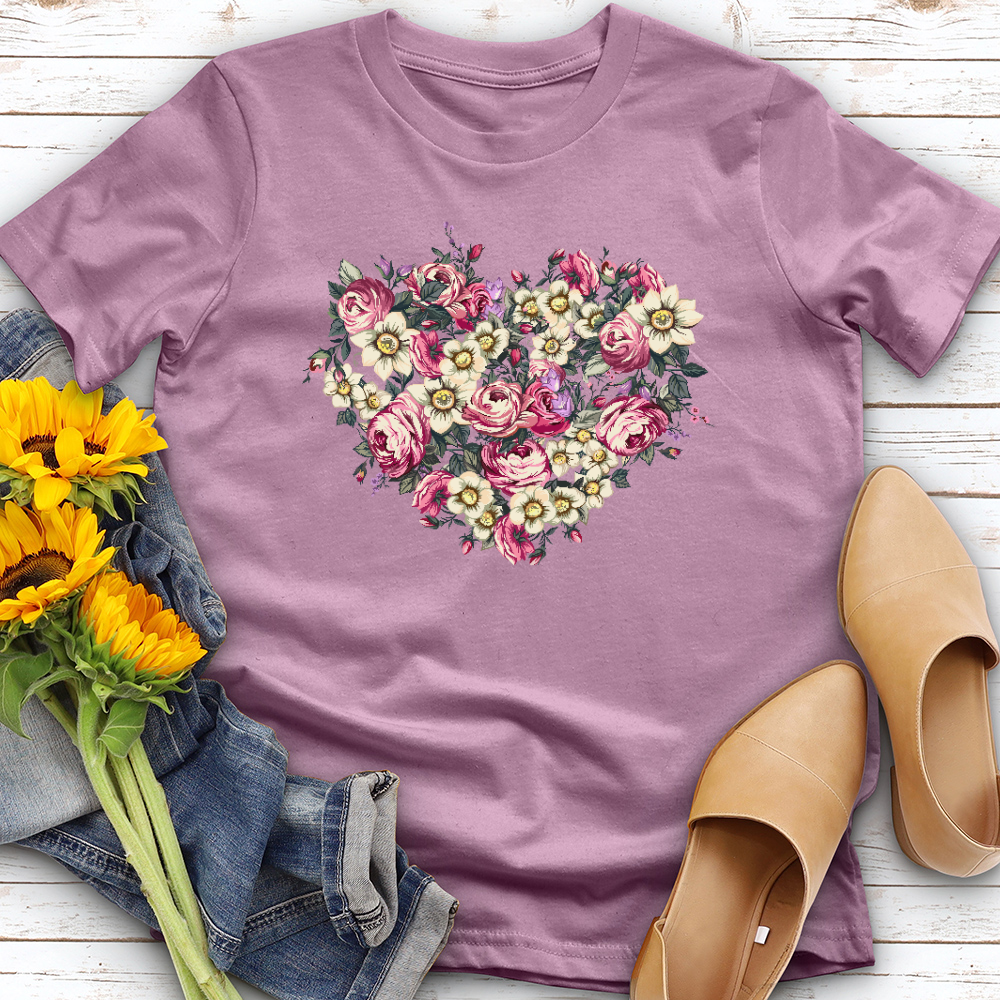 Floral Heart Tee