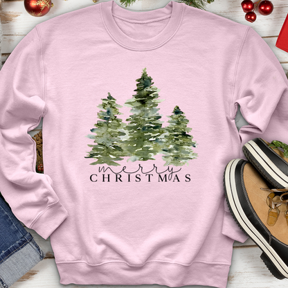 Merry Christmas Pine Sweater