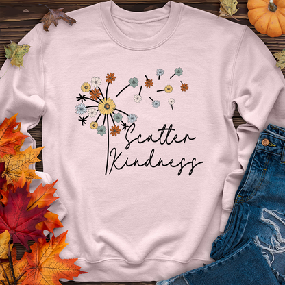 Scatter Kindness Color Dandelion Sweater