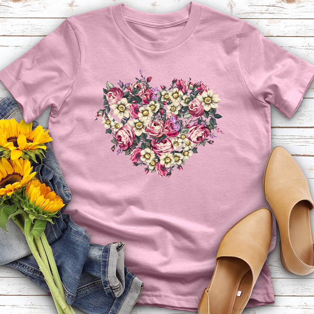 Floral Heart Tee