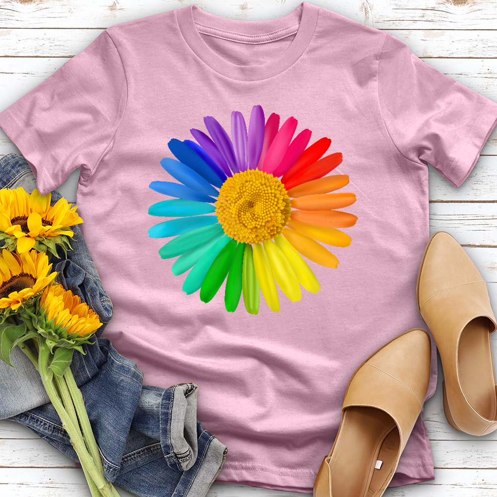 Rainbow Daisy Tee