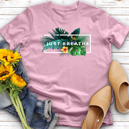 Just Breathe Tropical Tee