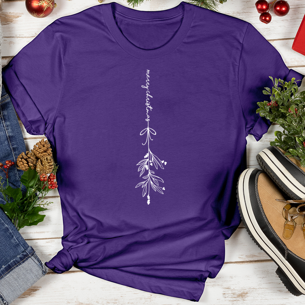 Merry Christmas Mistletoe Softstyle Tee