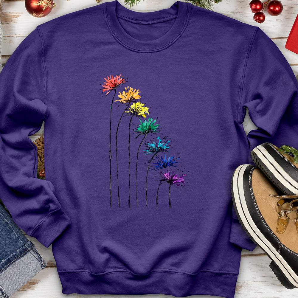 Rainbow Dandelion Sweater