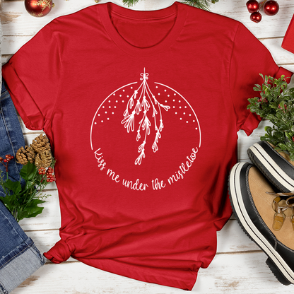 Kiss me Under the Mistletoe Softstyle Tee