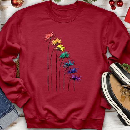 Rainbow Dandelion Sweater