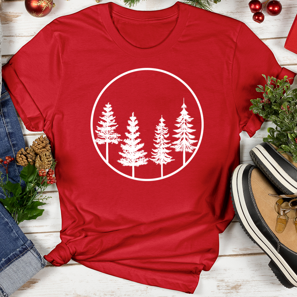 Evergreen Xmas Tree Softstyle Tee