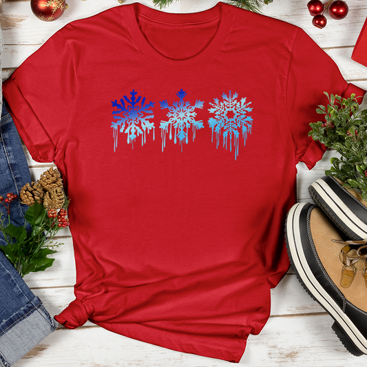 Snowflake Drip Softstyle Tee
