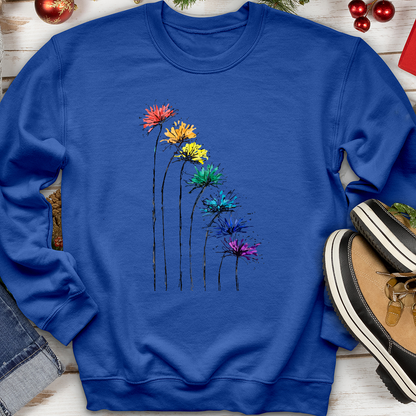 Rainbow Dandelion Sweater