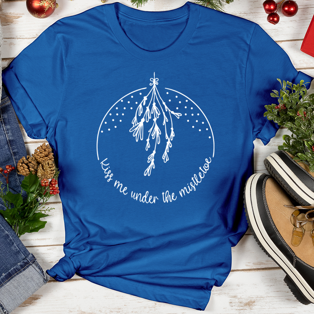 Kiss me Under the Mistletoe Softstyle Tee