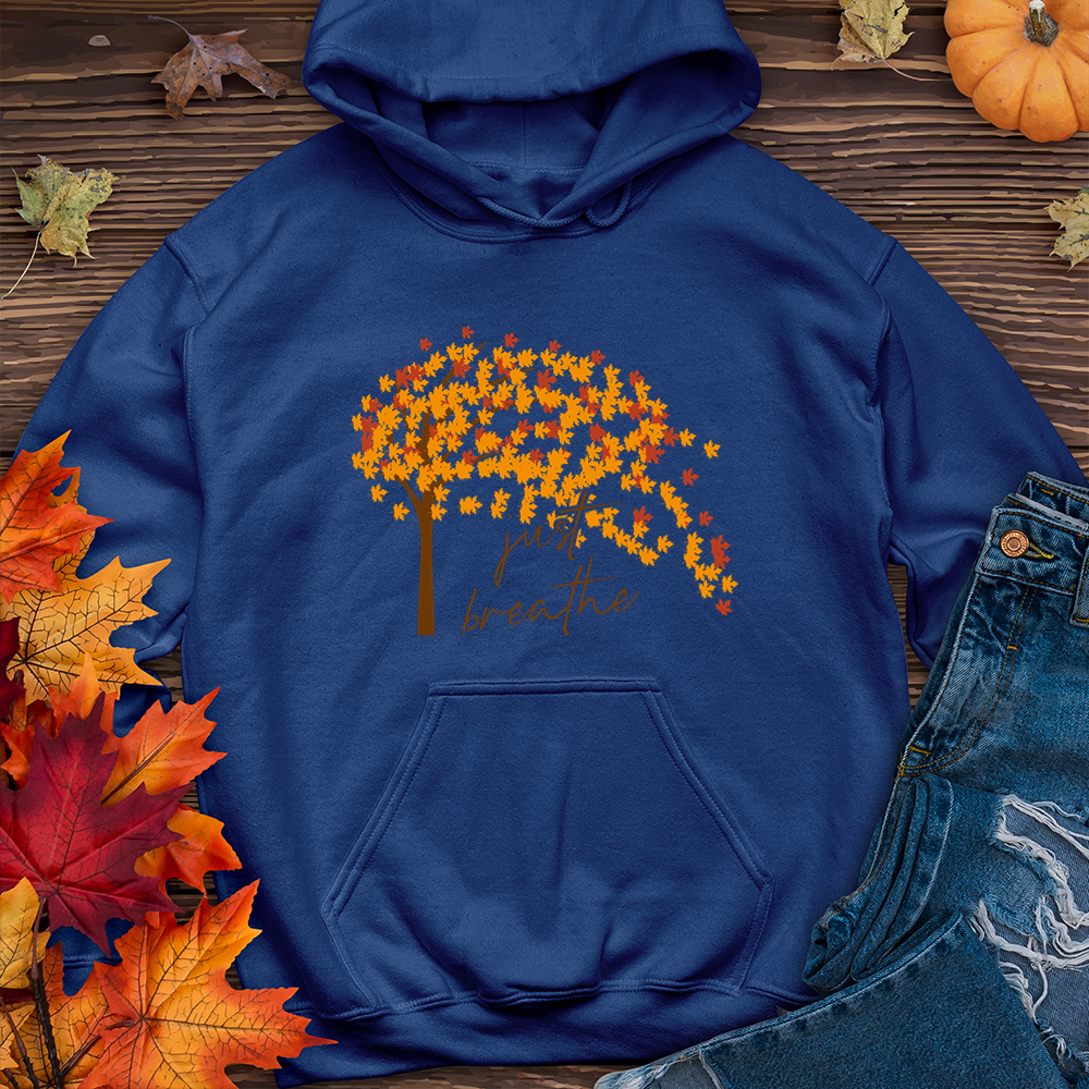 Just Breathe Fall Leaf Hoodie