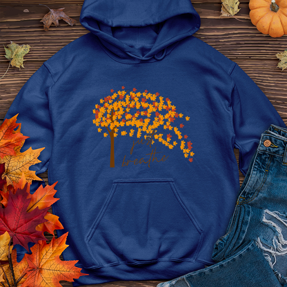 Just Breathe Fall Leaf Hoodie