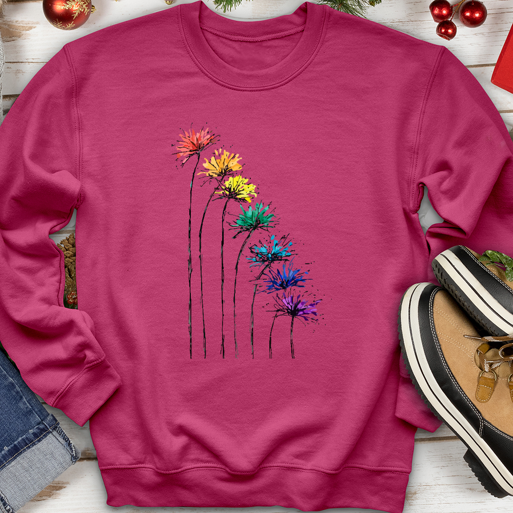 Rainbow Dandelion Sweater