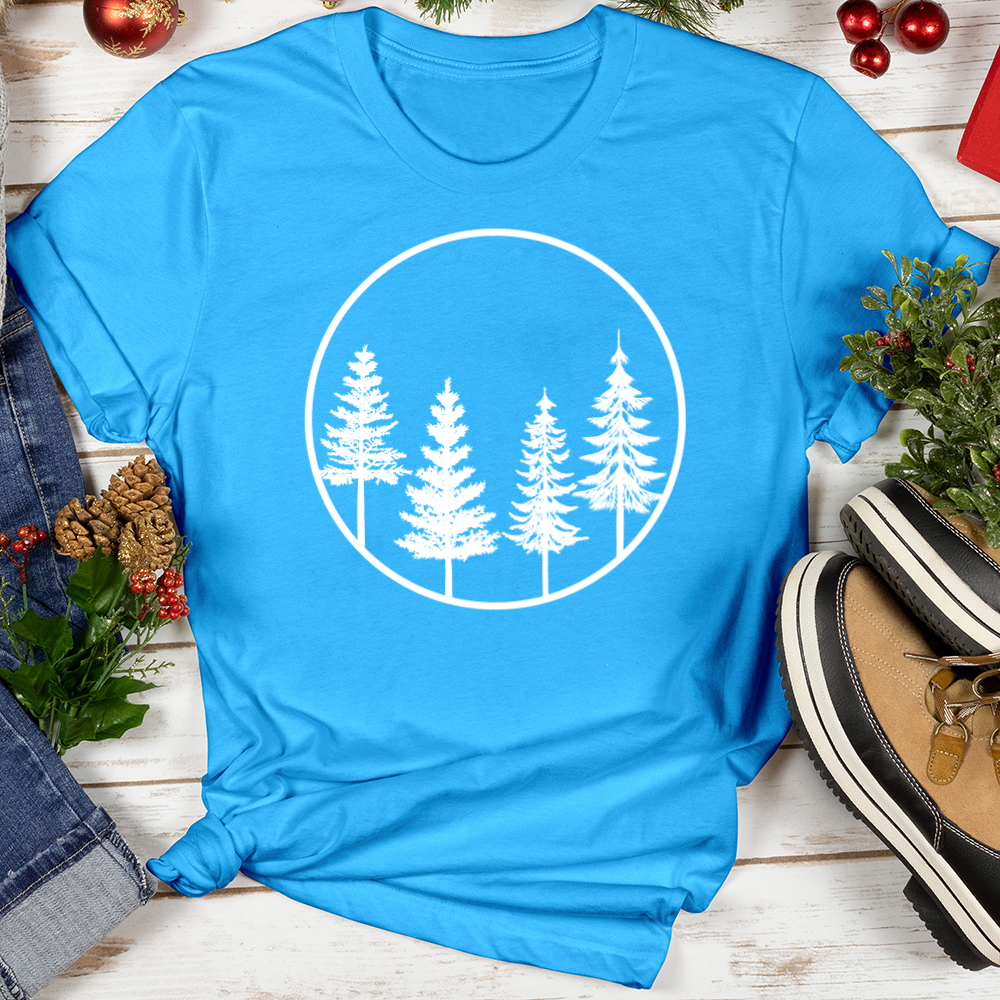 Evergreen Xmas Tree Softstyle Tee