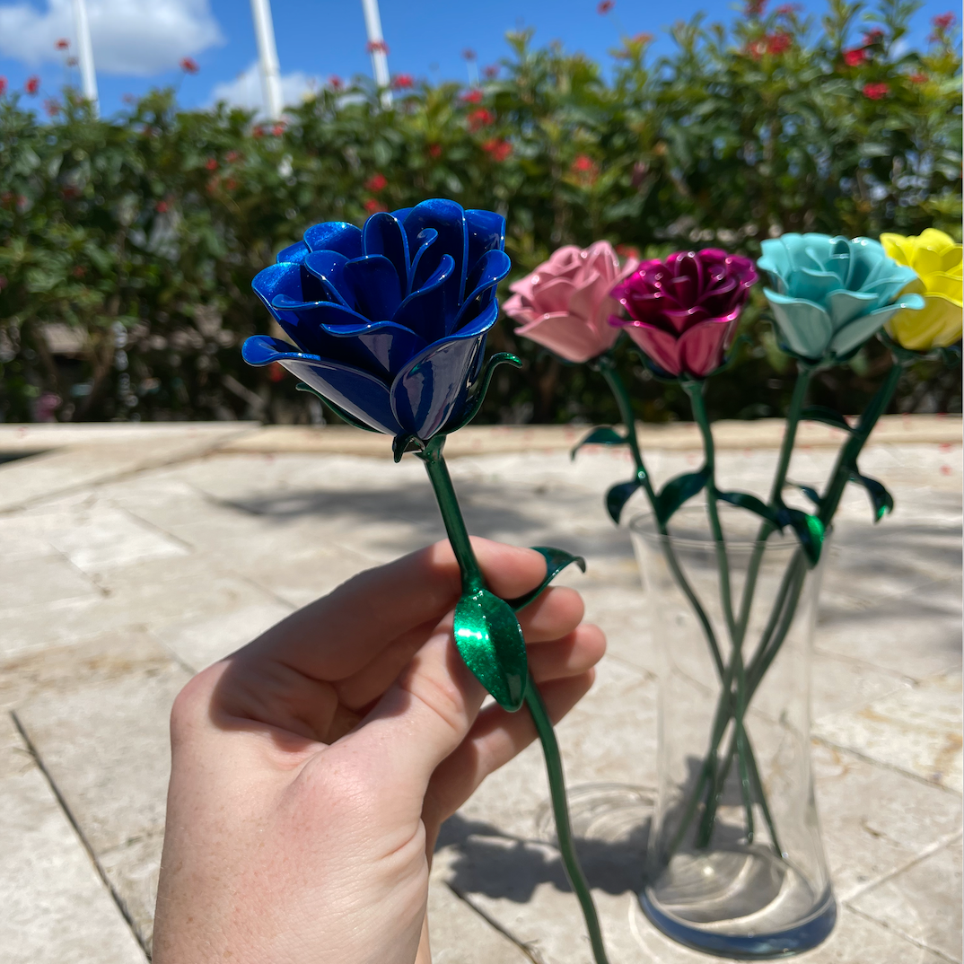 Blue Rose Forever Flower