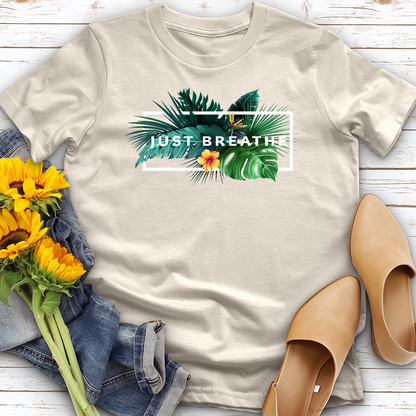 Just Breathe Tropical Tee