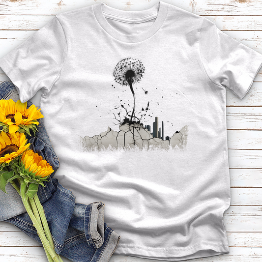 Concrete Dandelion Tee