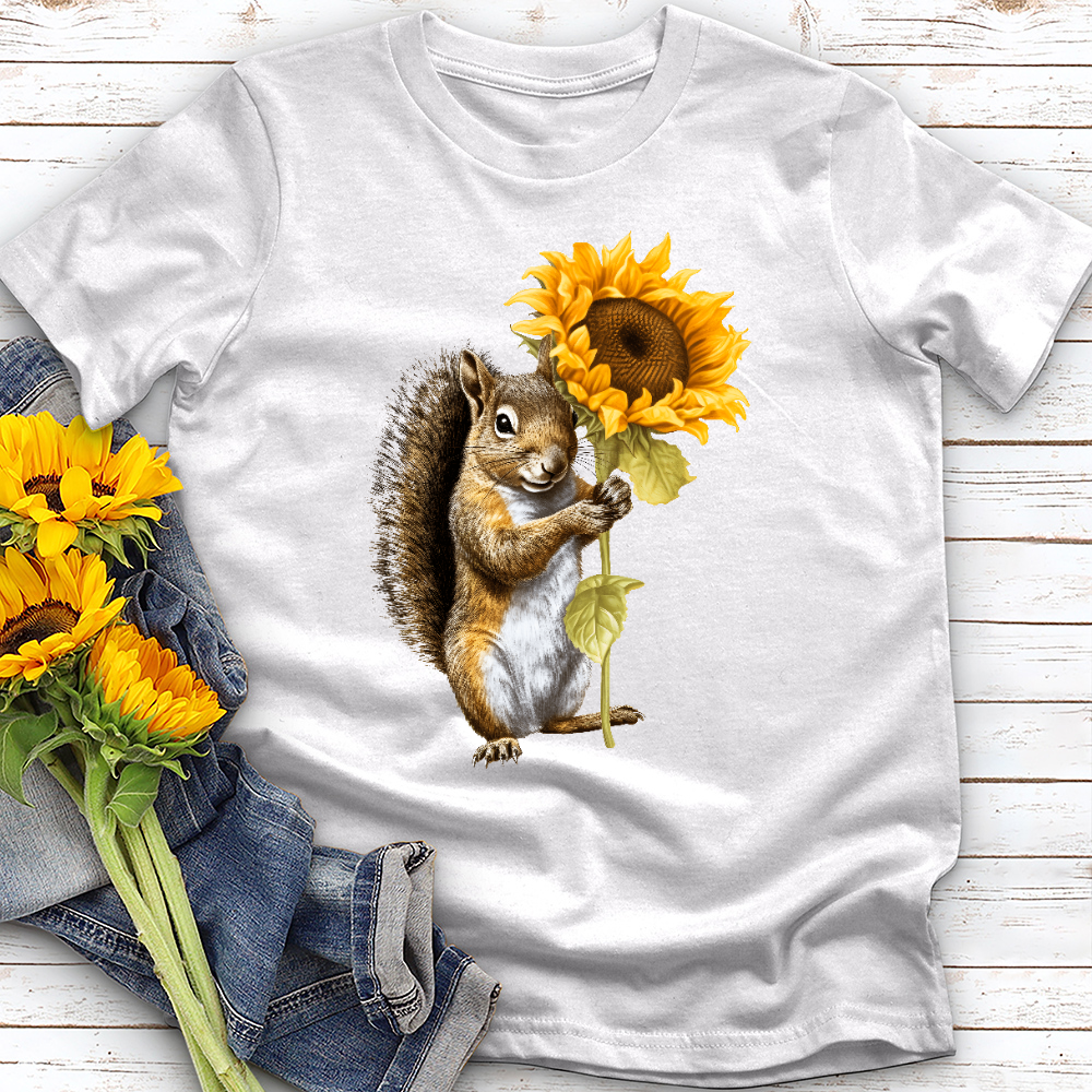Sunflower Squirrel Tee