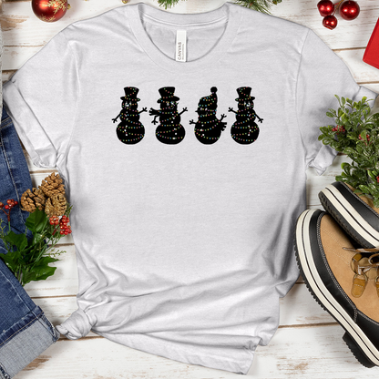VIP Christmas Lights Snowmen Tee