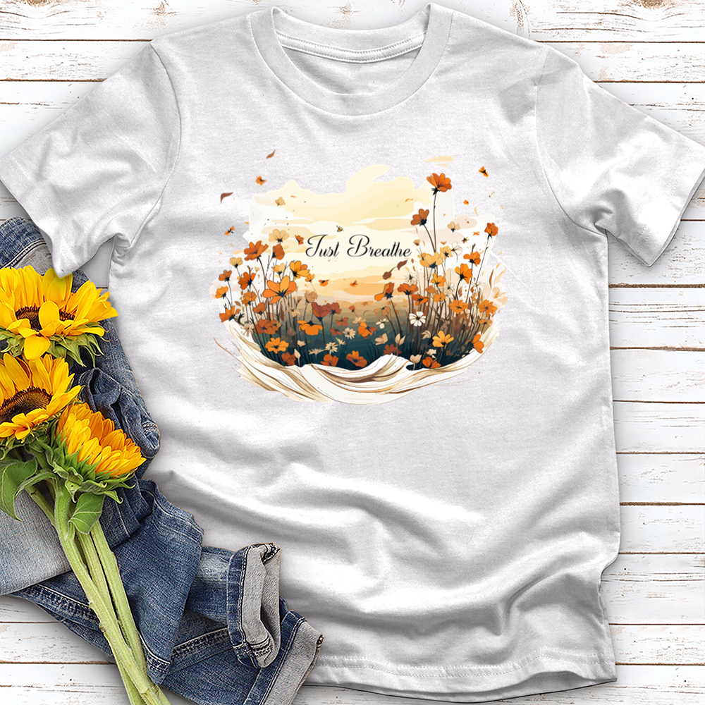 Just Breathe Field Tee