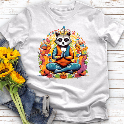 Racoon Yoga Cotton Tee