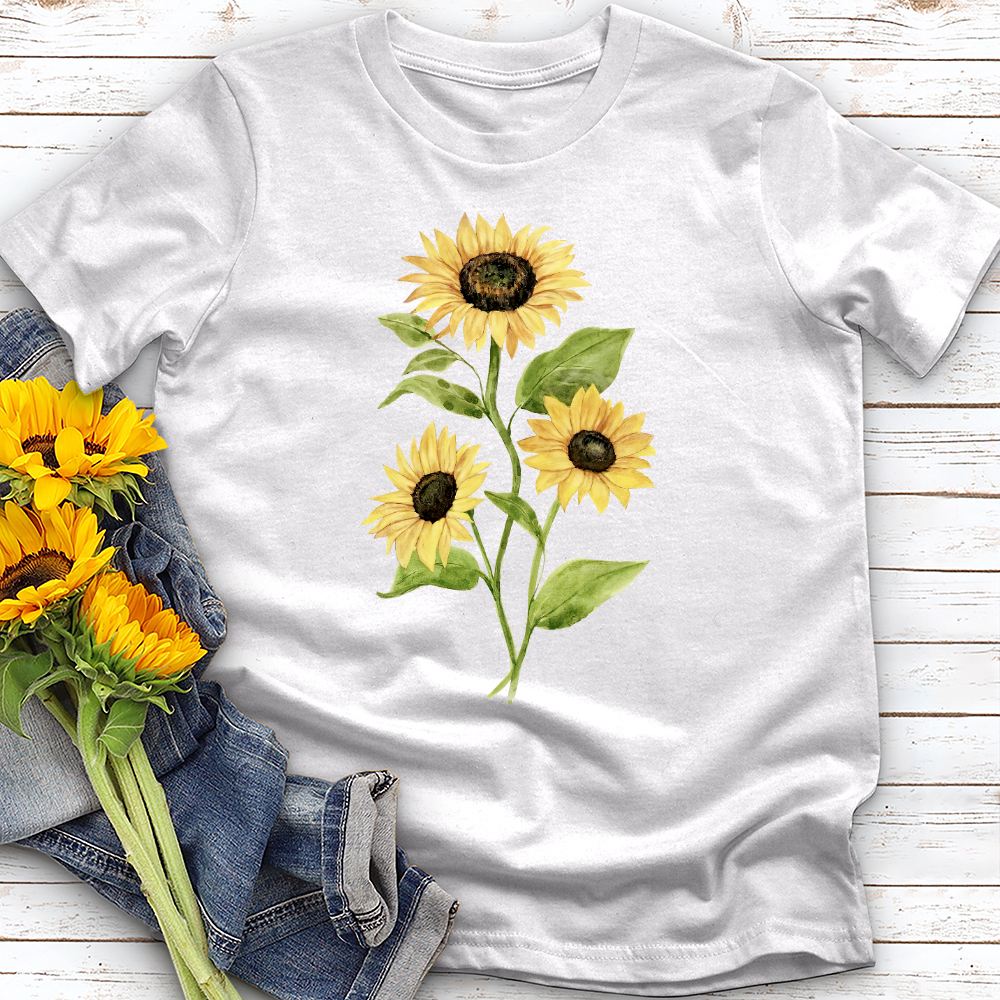 Sunflower Trio Design Tee