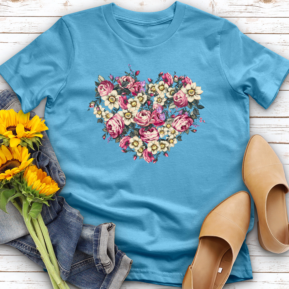 Floral Heart Tee