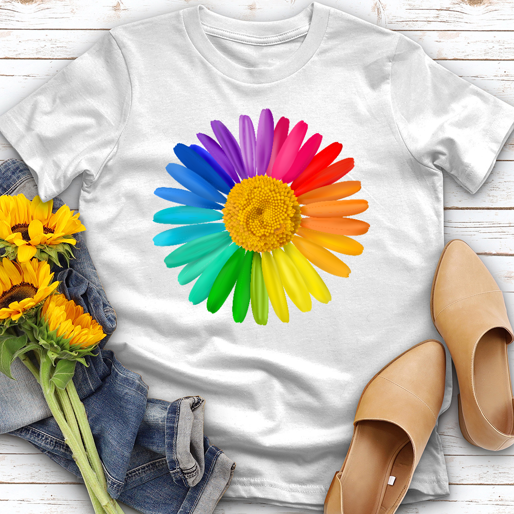 Rainbow Daisy Tee