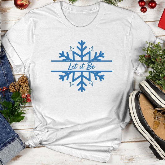 Snowflakes Let it Be Softstyle Tee