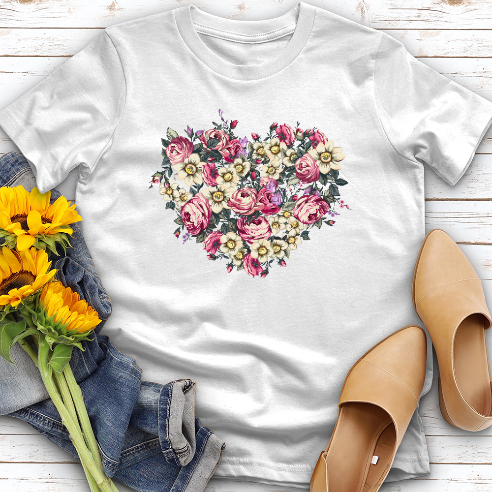 Floral Heart Tee